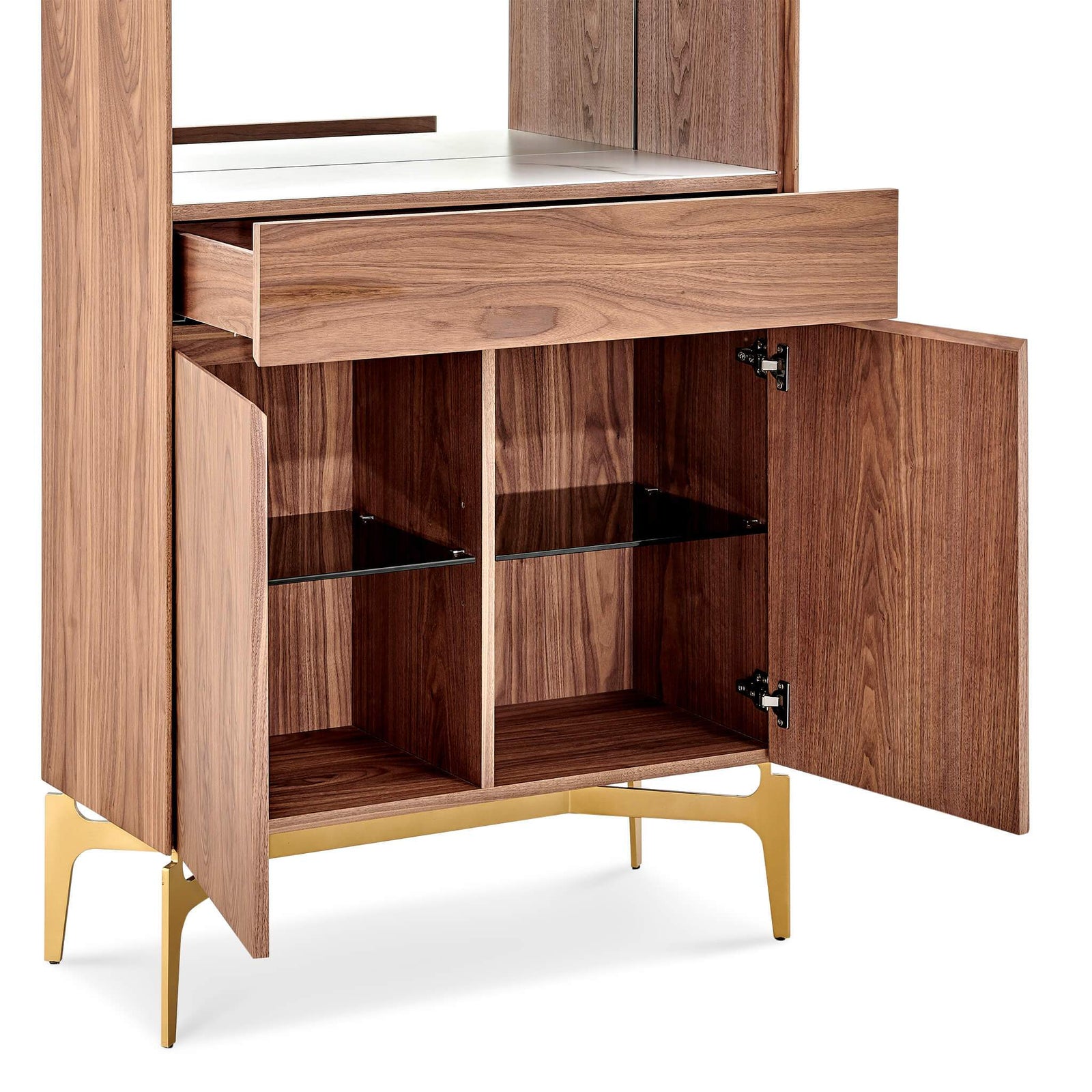 Elisa Modern Dresser with Mirror