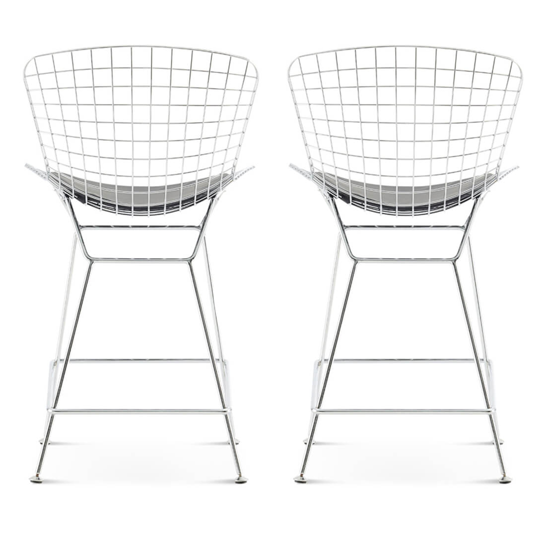 Set of Two Bertoia Bar Stools