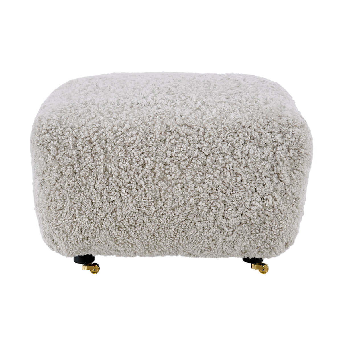 Flemming Lassen The Tired Man Lounge Chair & Footstool in Genuine Sheepskin