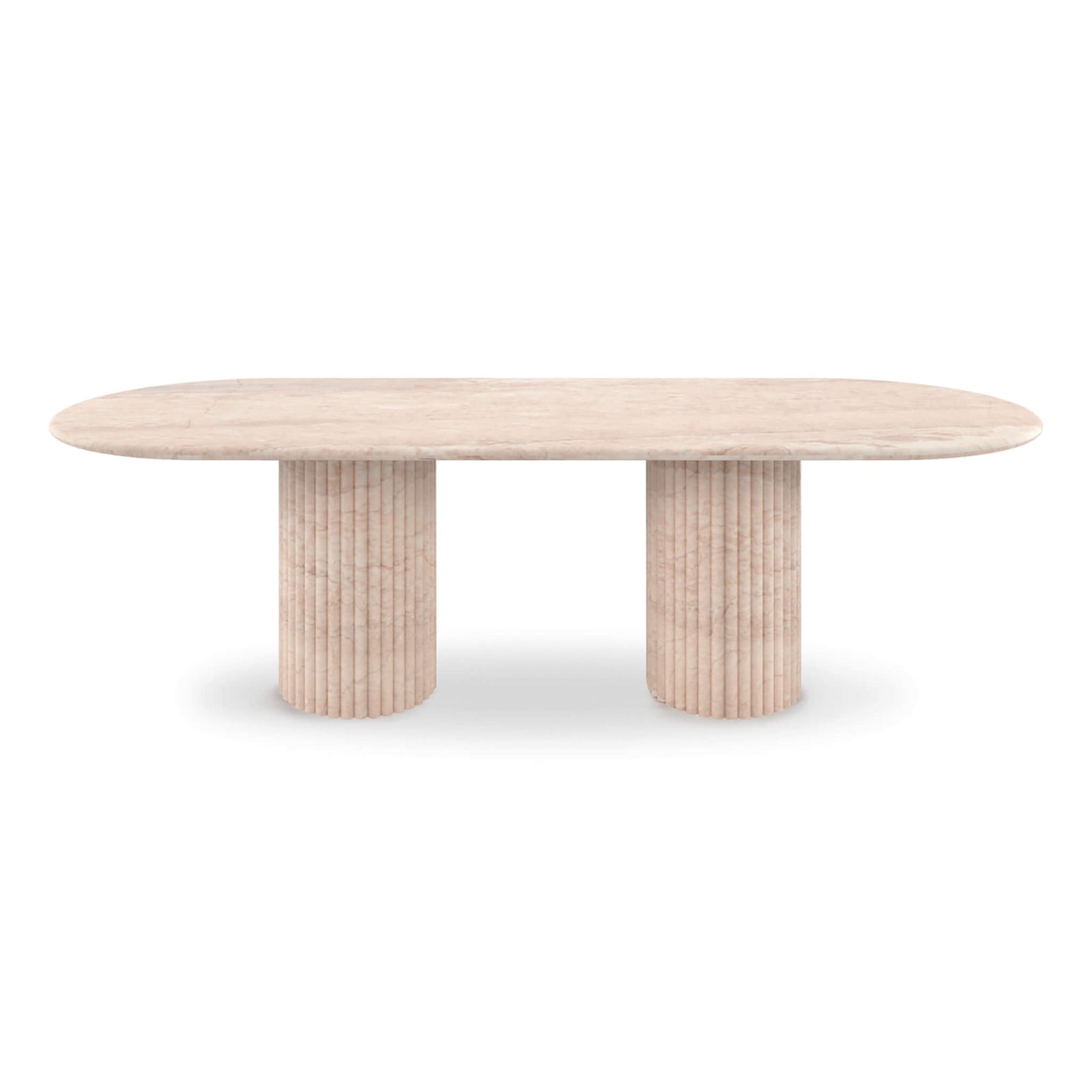 Cava Fluted Oval Dining Table