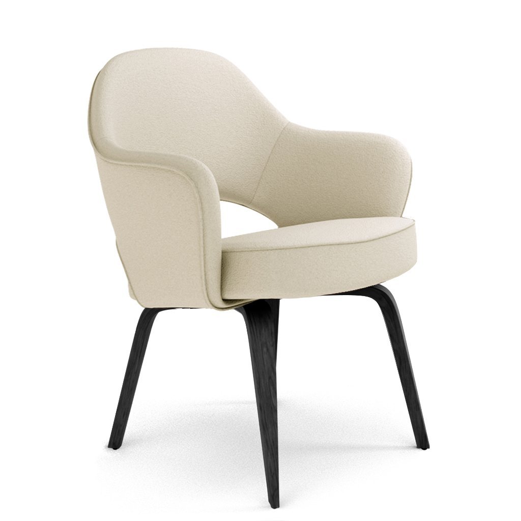 Savarin Executive Leather Armchair - Wood Legs
