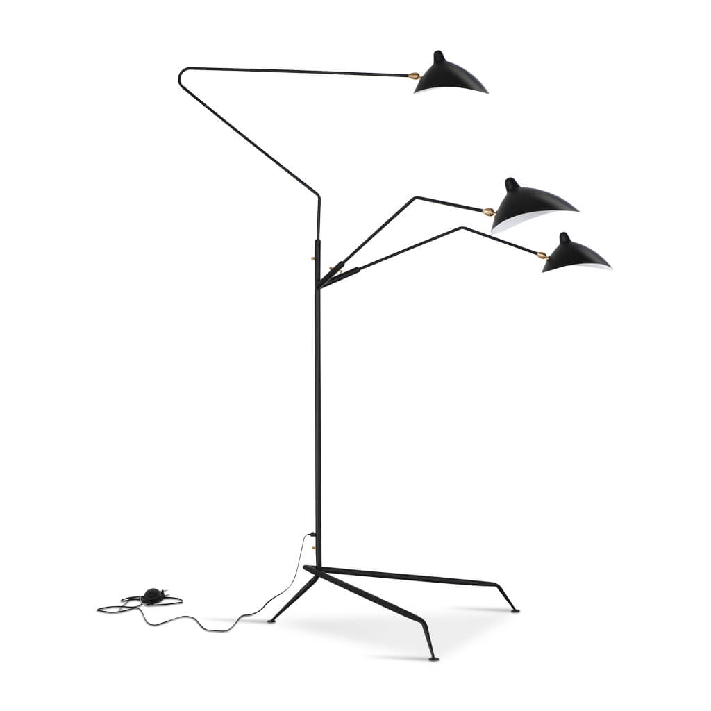 Silo Three-Arm Floor Lamp - Final Sale