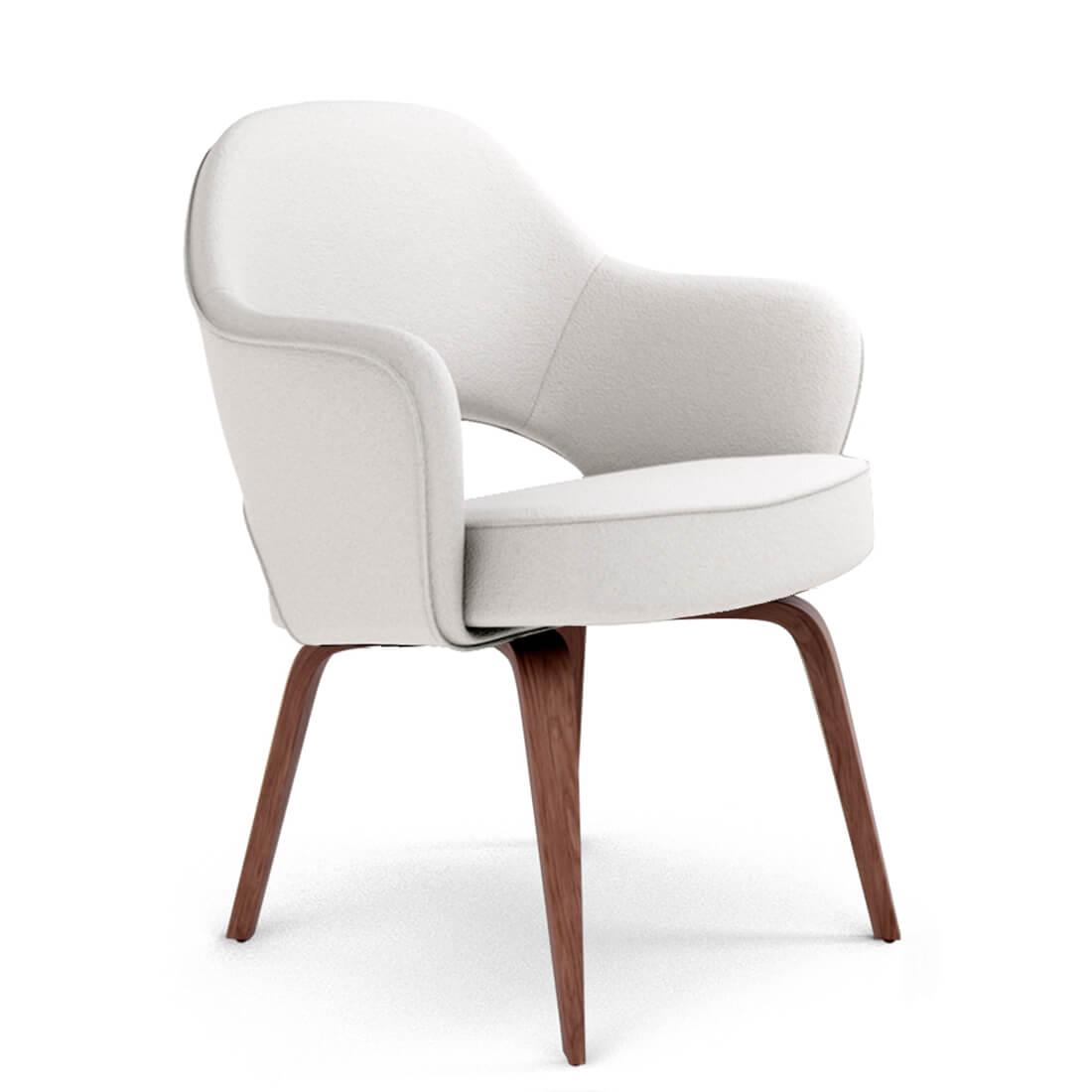 Savarin Executive Leather Armchair - Wood Legs