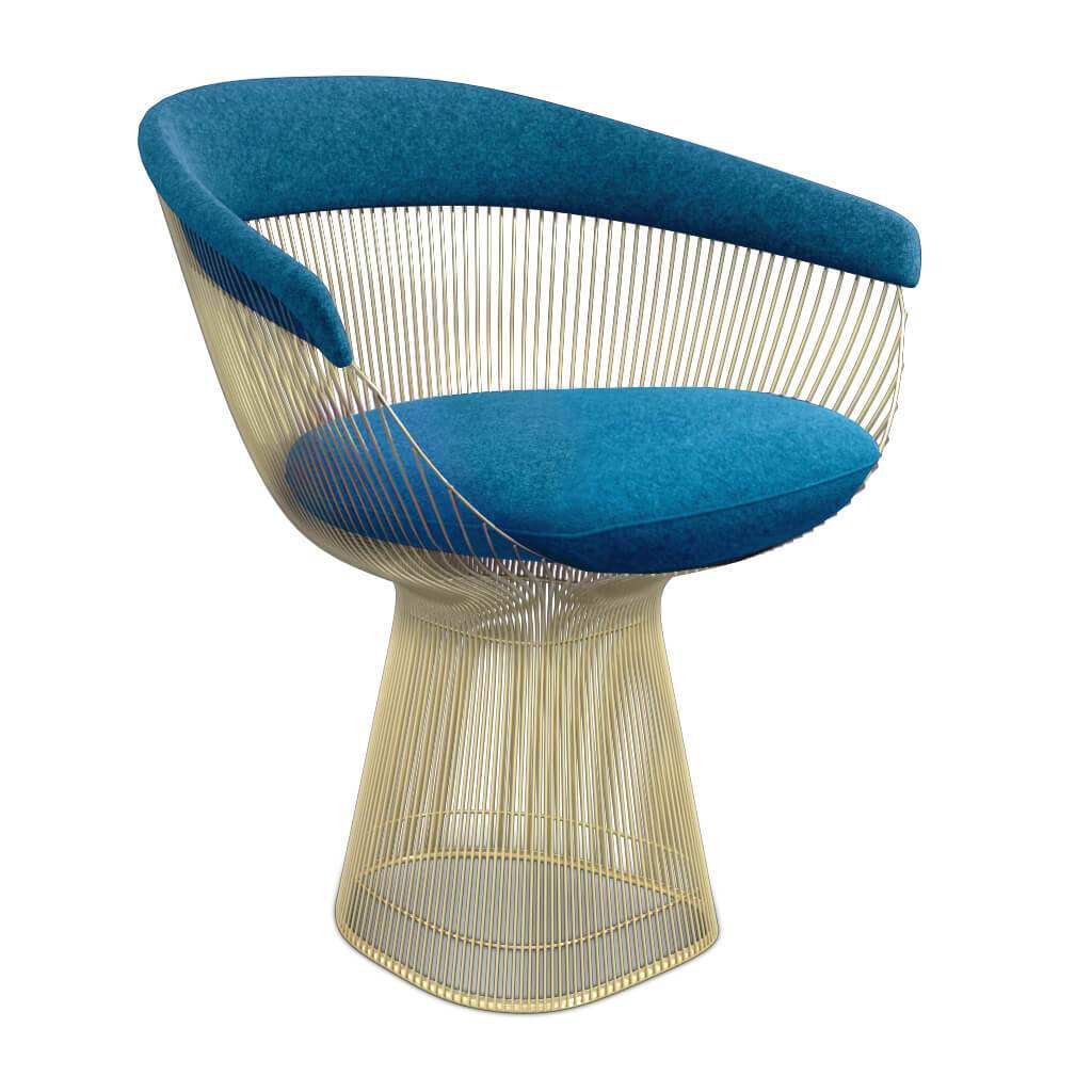 Weston Armchair - Gold Base