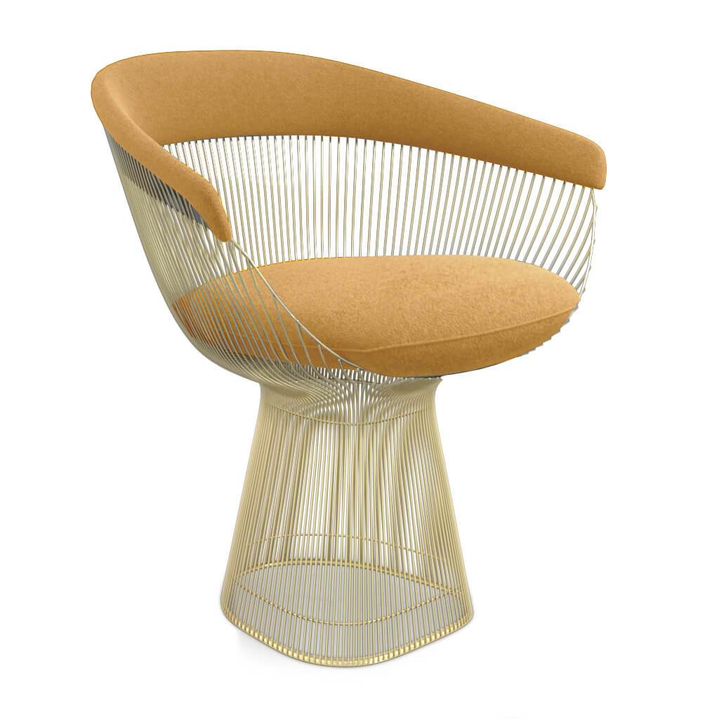 Weston Armchair - Gold Base