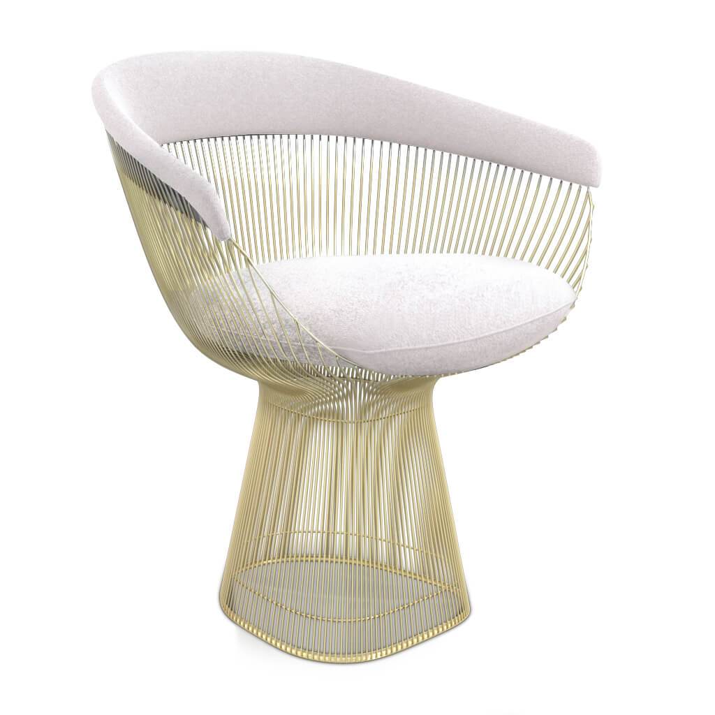 Weston Armchair - Gold Base