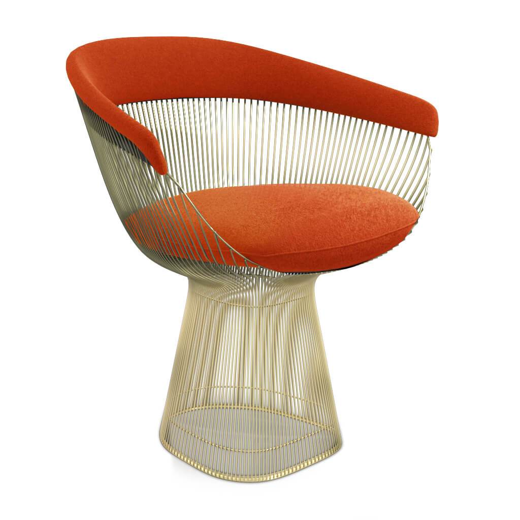 Weston Armchair - Gold Base