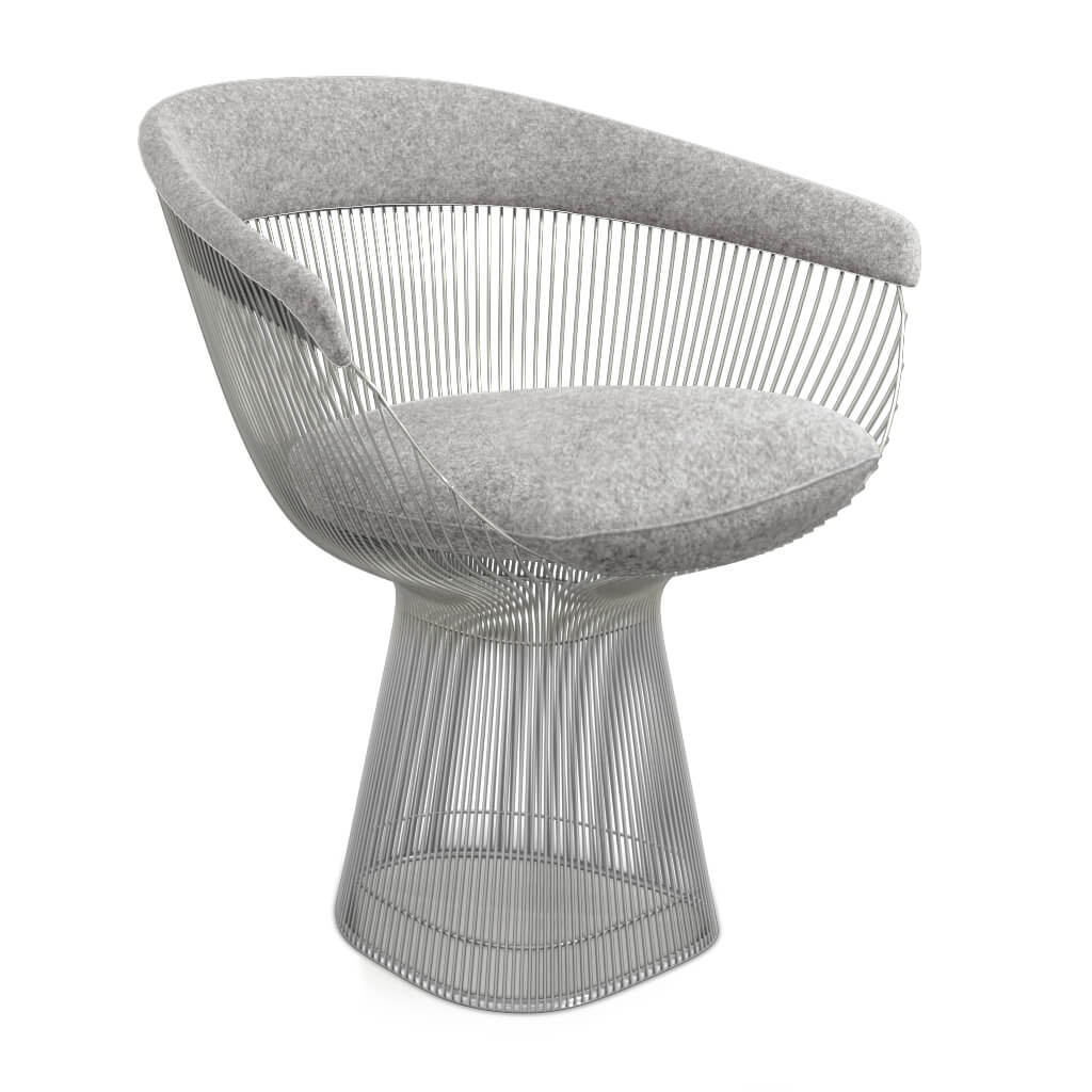 Weston Armchair - Chrome Base