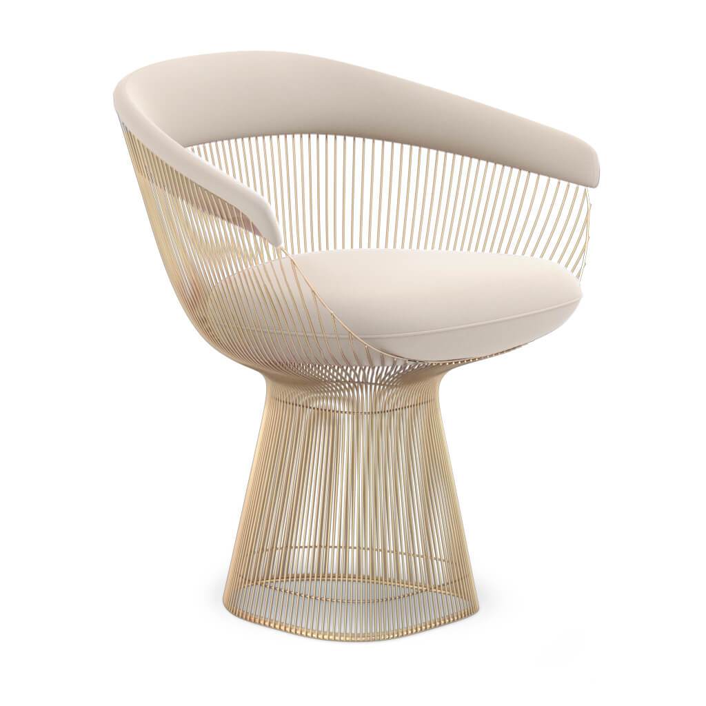 Weston Armchair - Gold Base