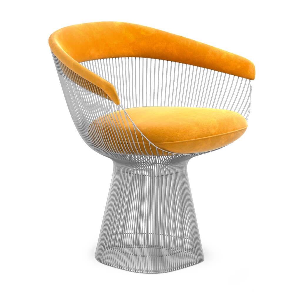Weston Armchair - Chrome Base