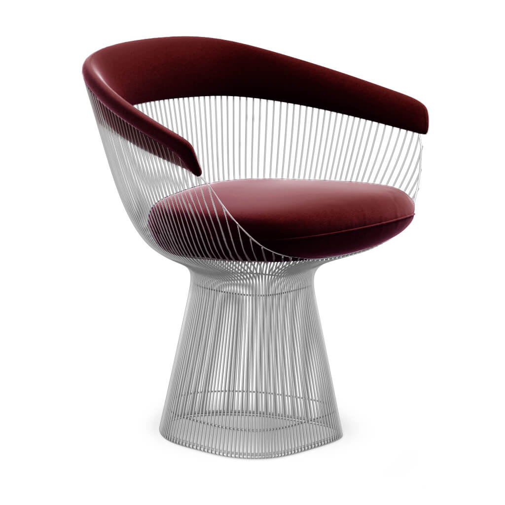 Weston Armchair - Chrome Base