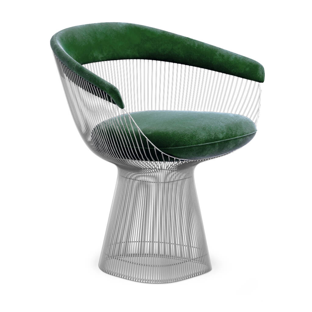 Weston Armchair - Chrome Base