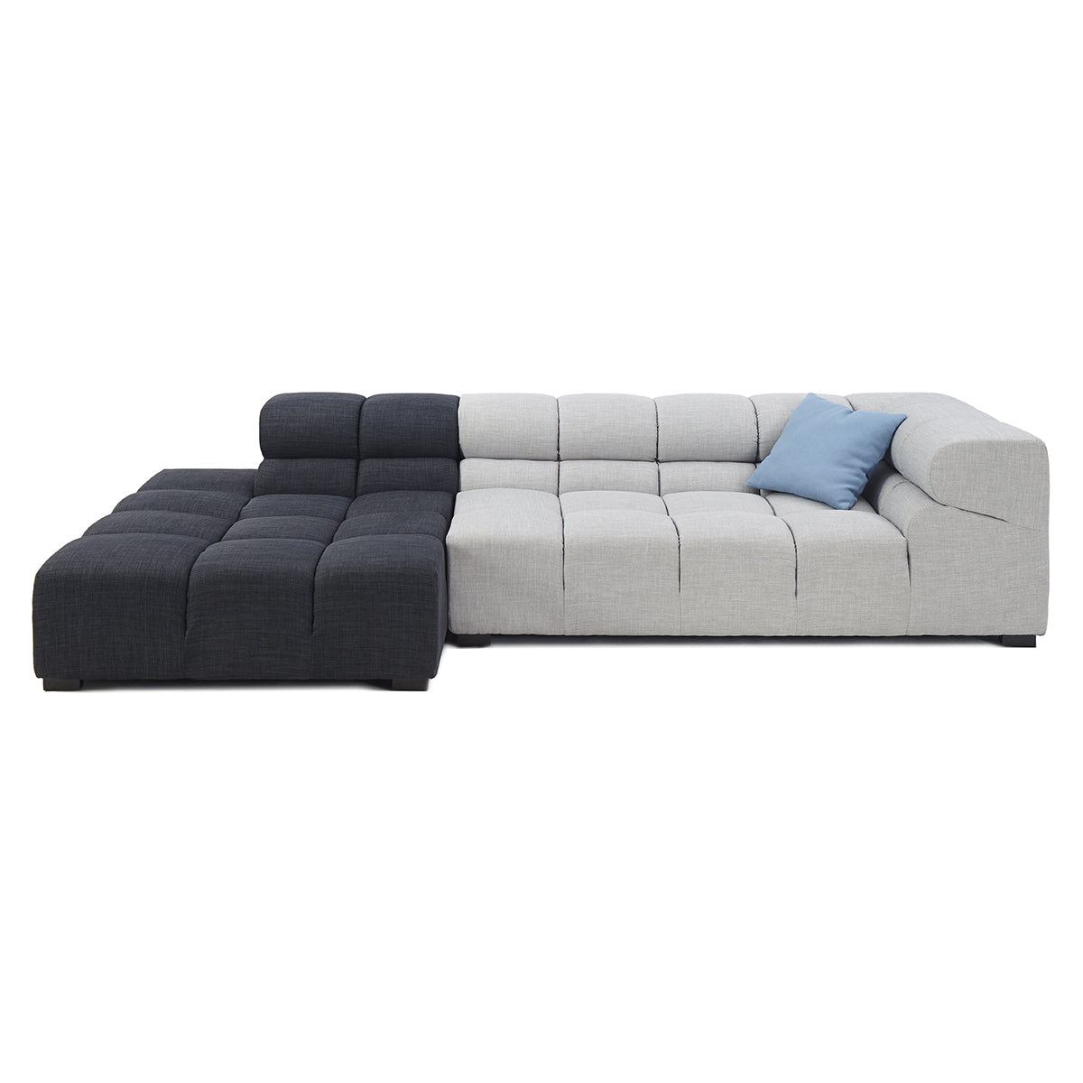 Quadra Tufted Open-End Lounge Sectional