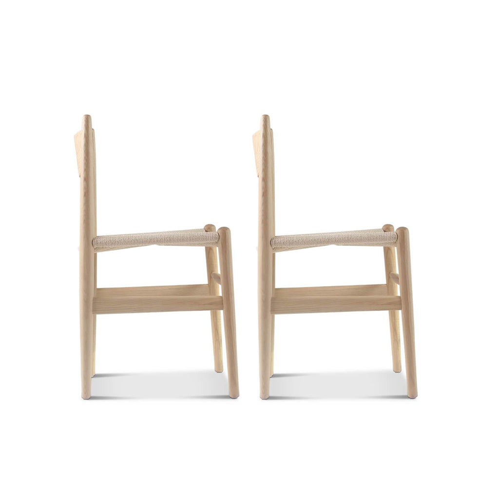 Set of Two Conrad Chairs / Black Stain - Final Sale