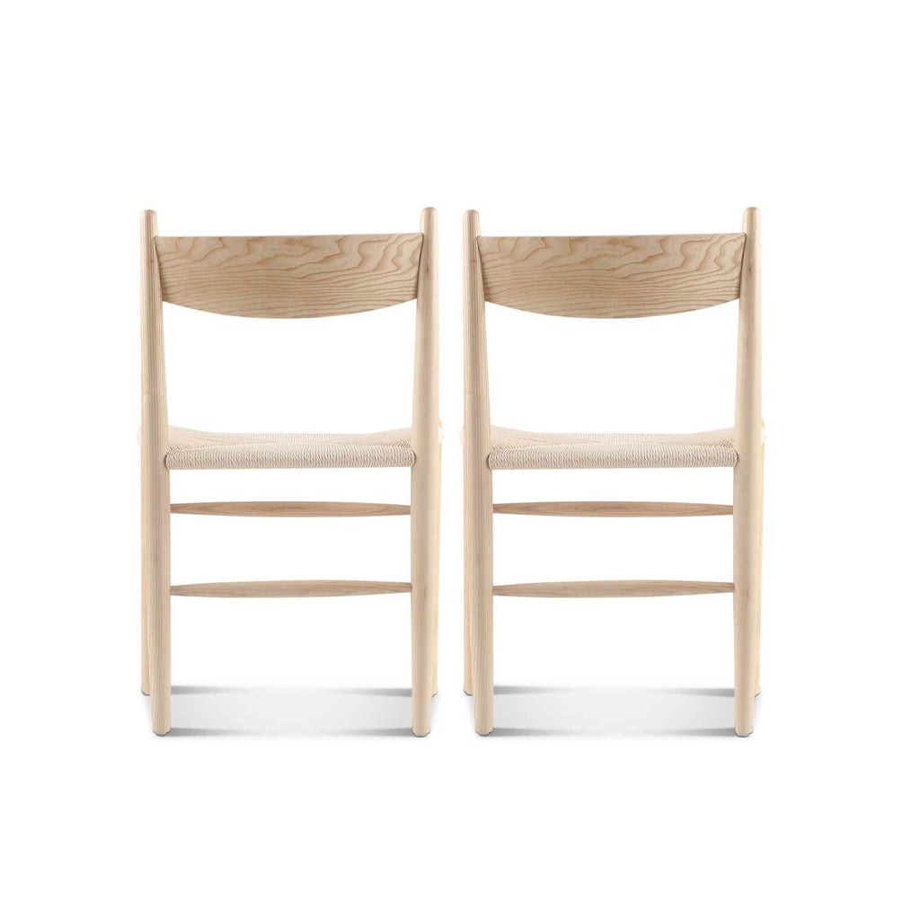 Set of Two Conrad Chairs / Black Stain - Final Sale