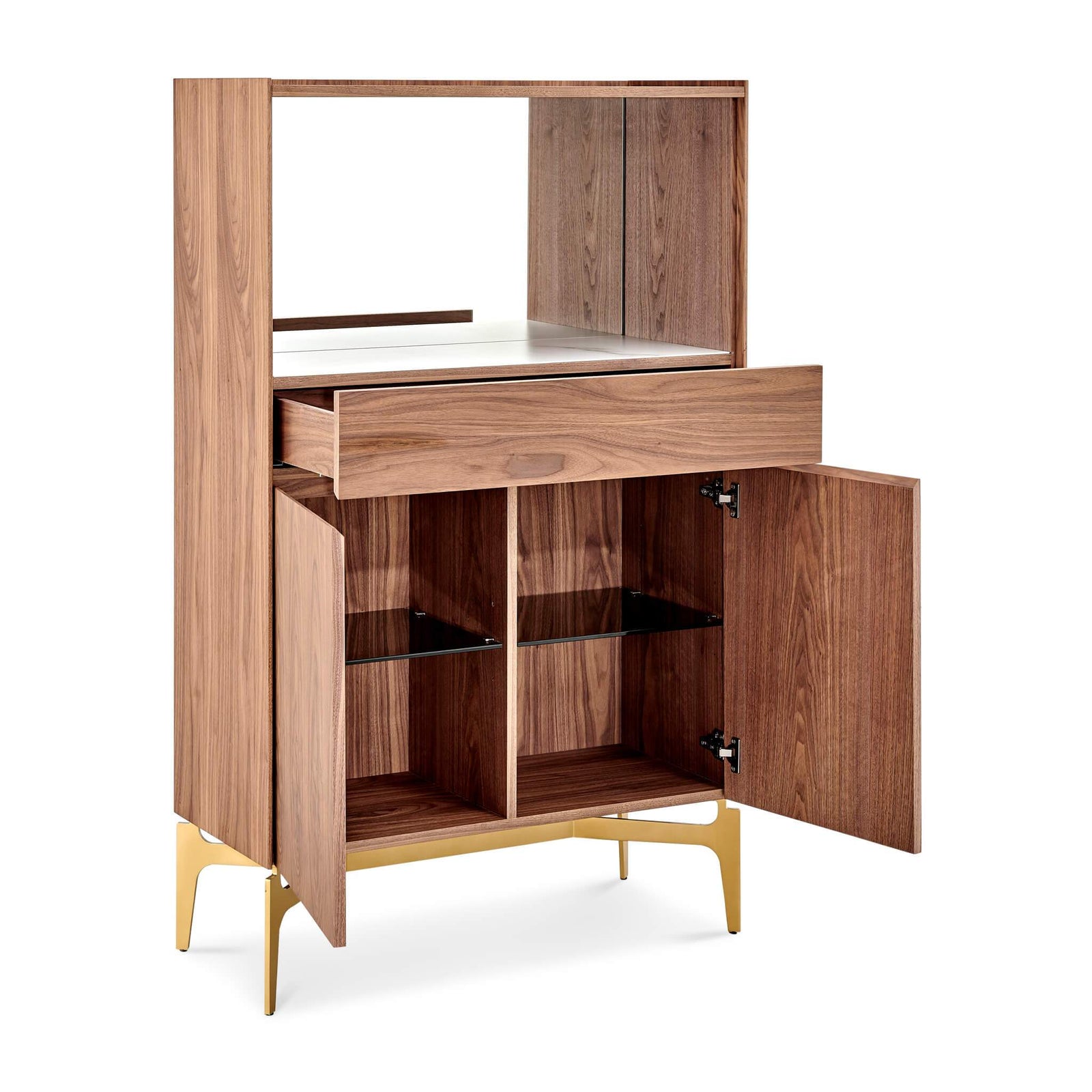 Elisa Modern Dresser with Mirror