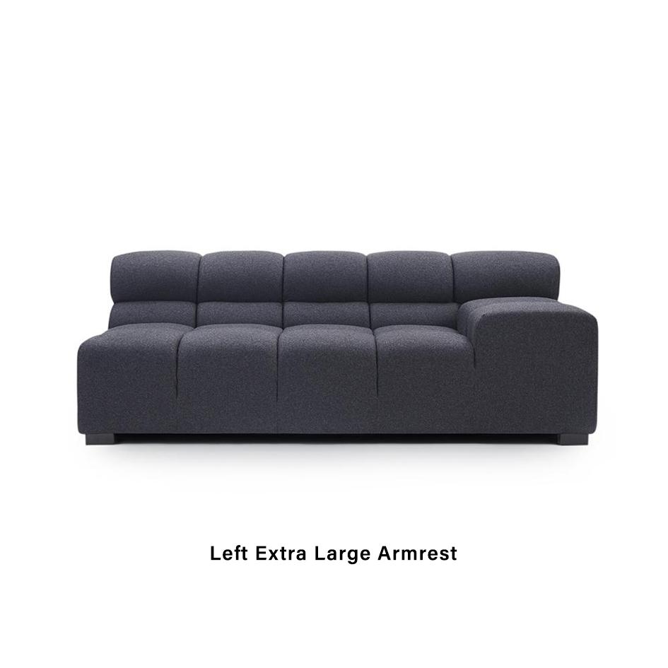Quadra Tufted Sofa | TF015 Extra Large Left Armrest