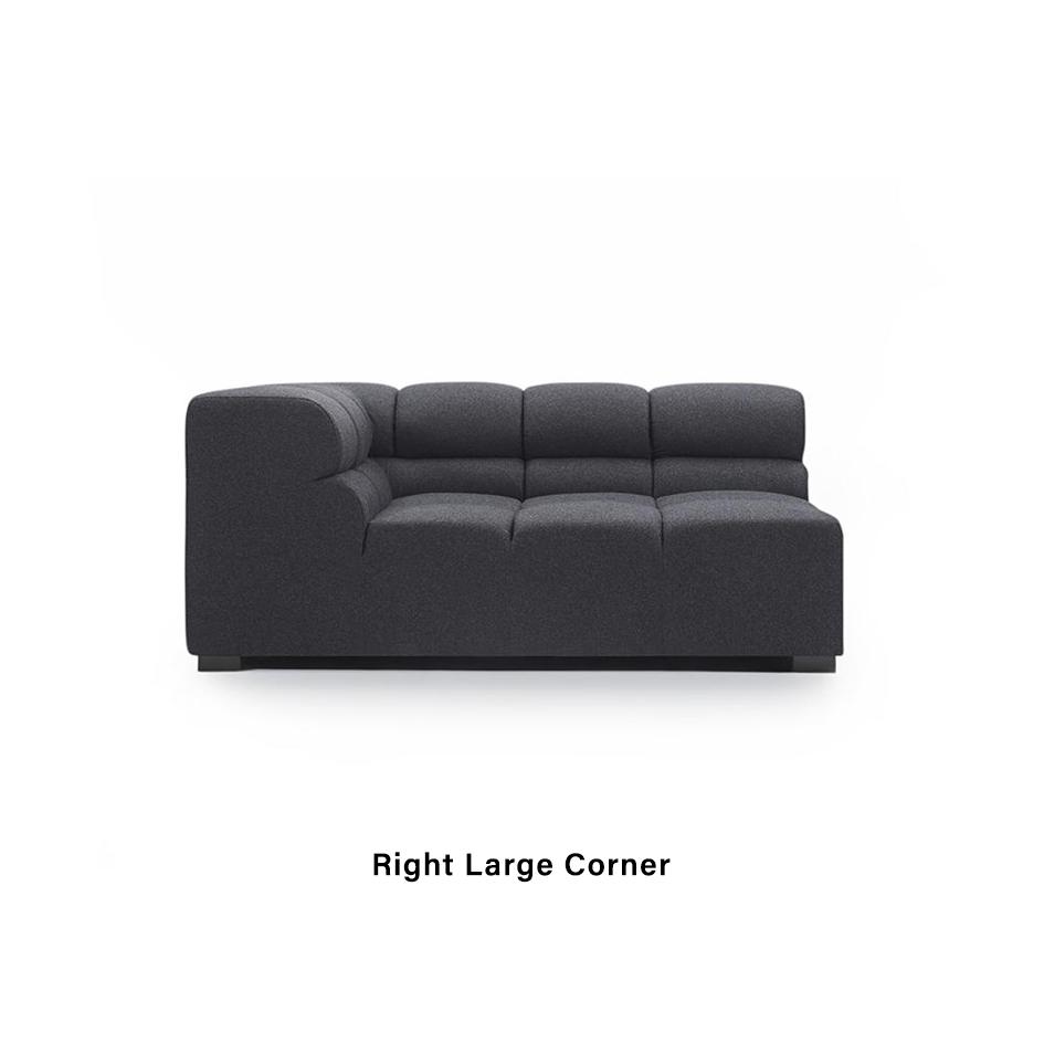 Quadra Tufted Sofa | TF007 Large Right Corner