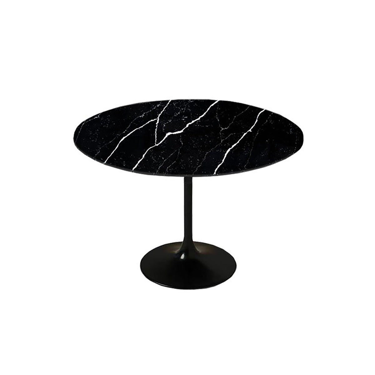 Black Calacatta Quartz | Petal Dining Table - Round - Final Sale