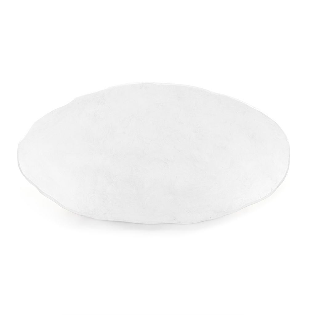 Isla Modern Organic Shaped Tripod Low Concrete Coffee Table