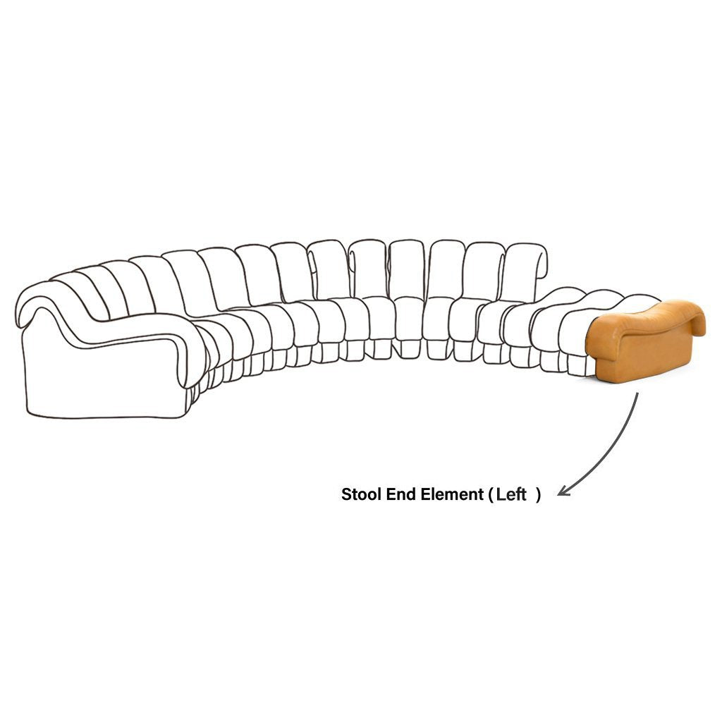 Serello Stool End Element - Left