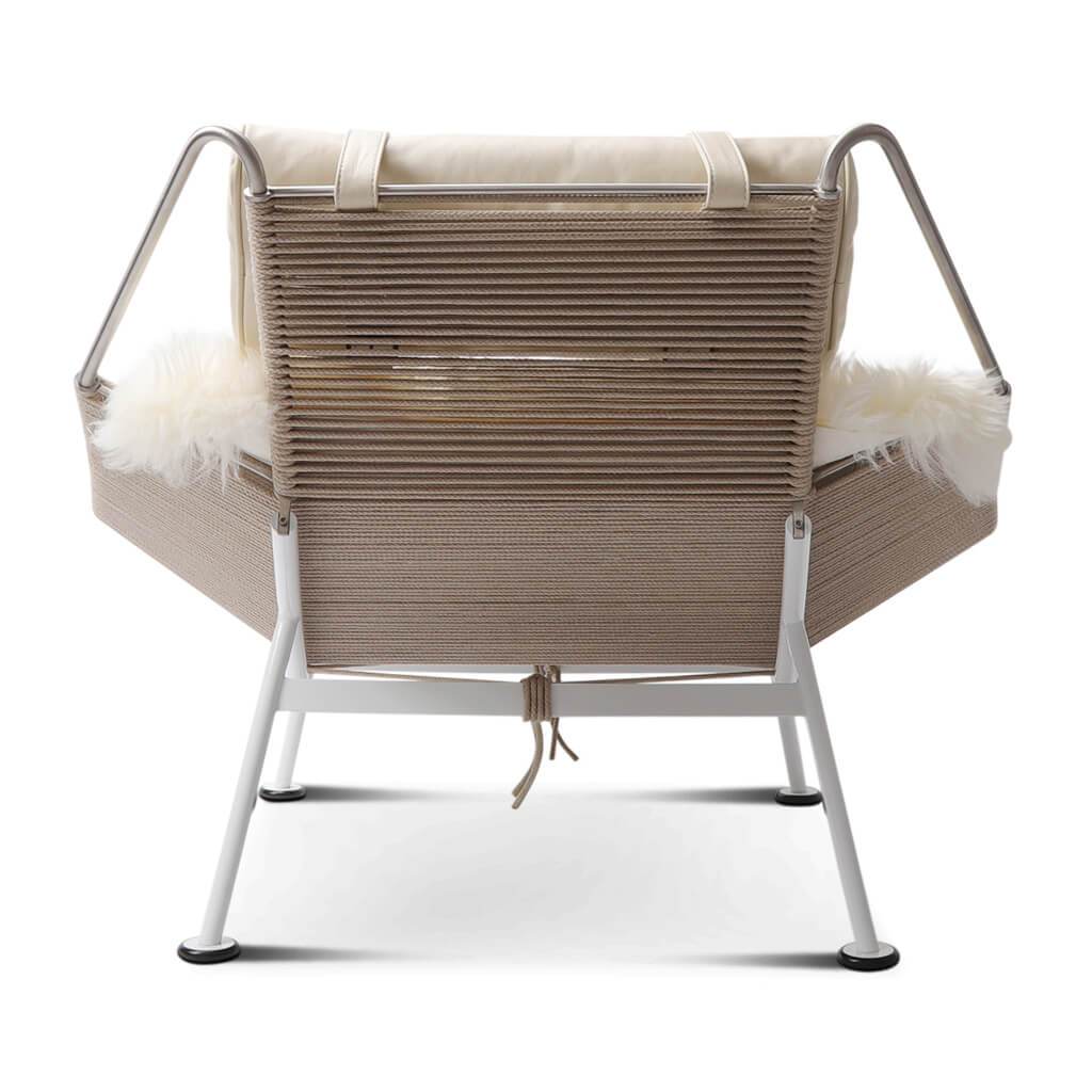 Flag Halyard Chair Quickship - Natural Cord Color - Final Sale