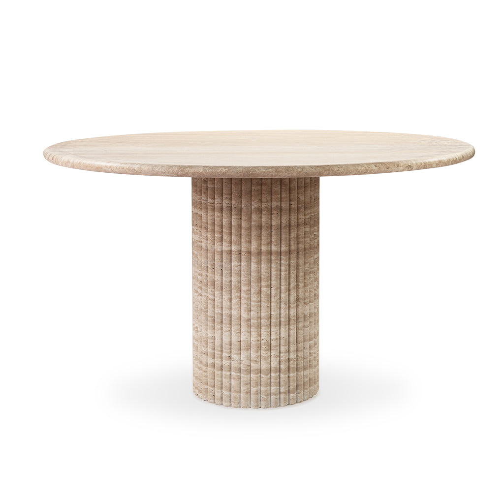 Cava Fluted Round Dining Table
