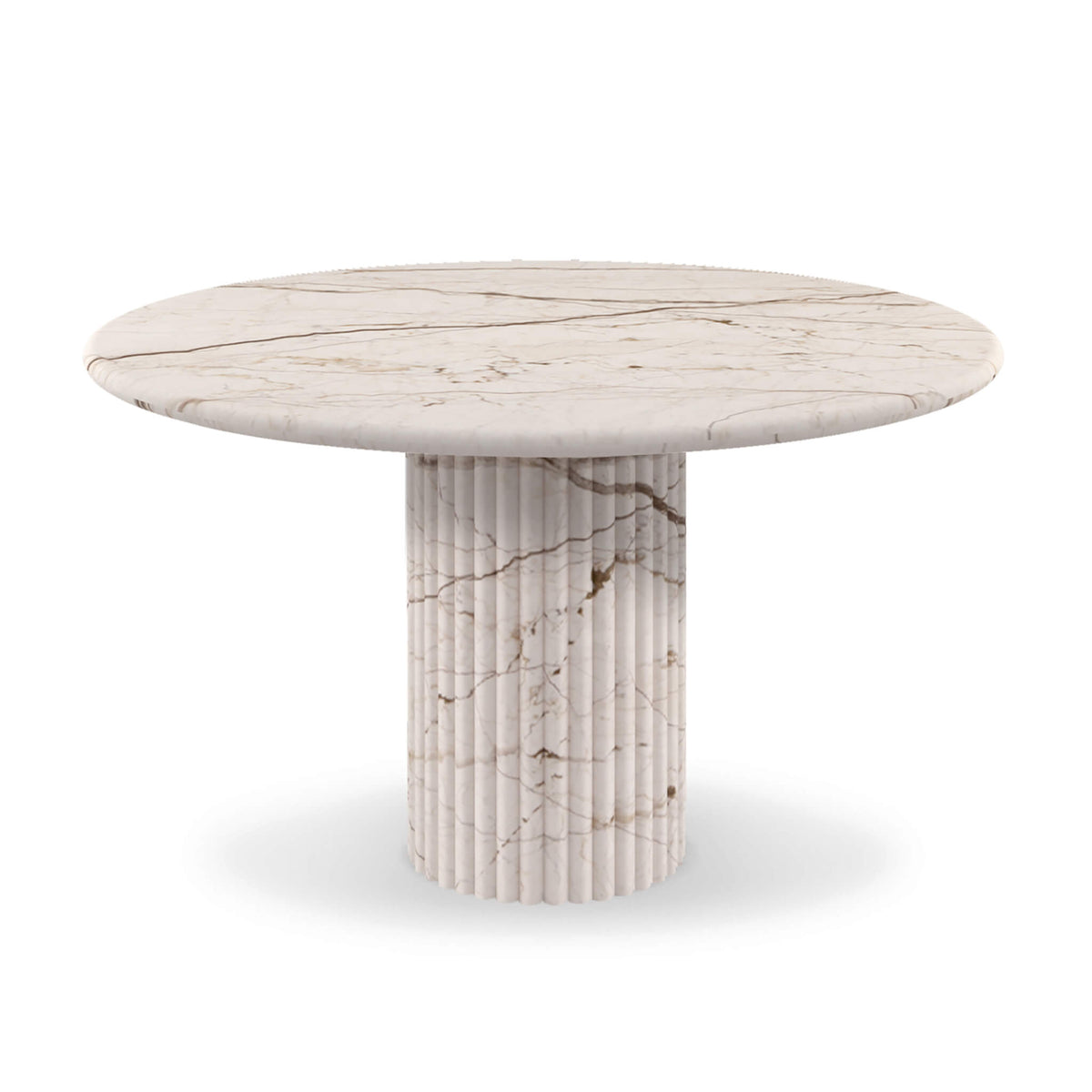 Cava Fluted Round Dining Table