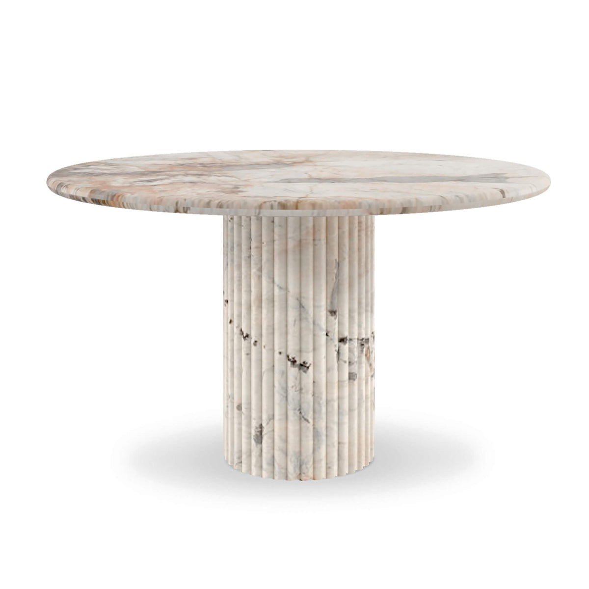 Cava Fluted Round Dining Table