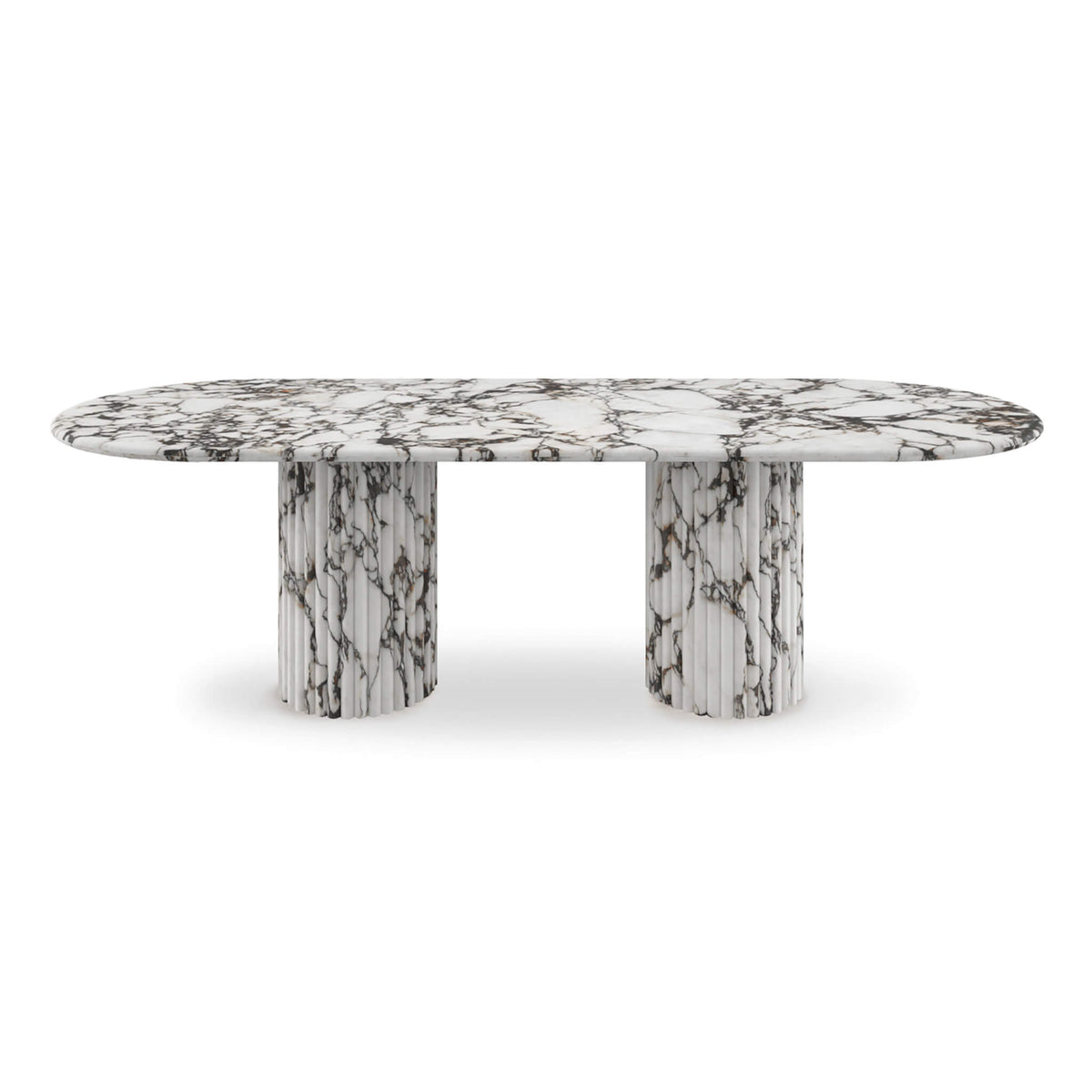 Cava Fluted Oval Dining Table