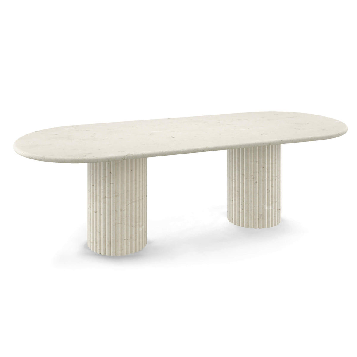 Cava Fluted Oval Dining Table