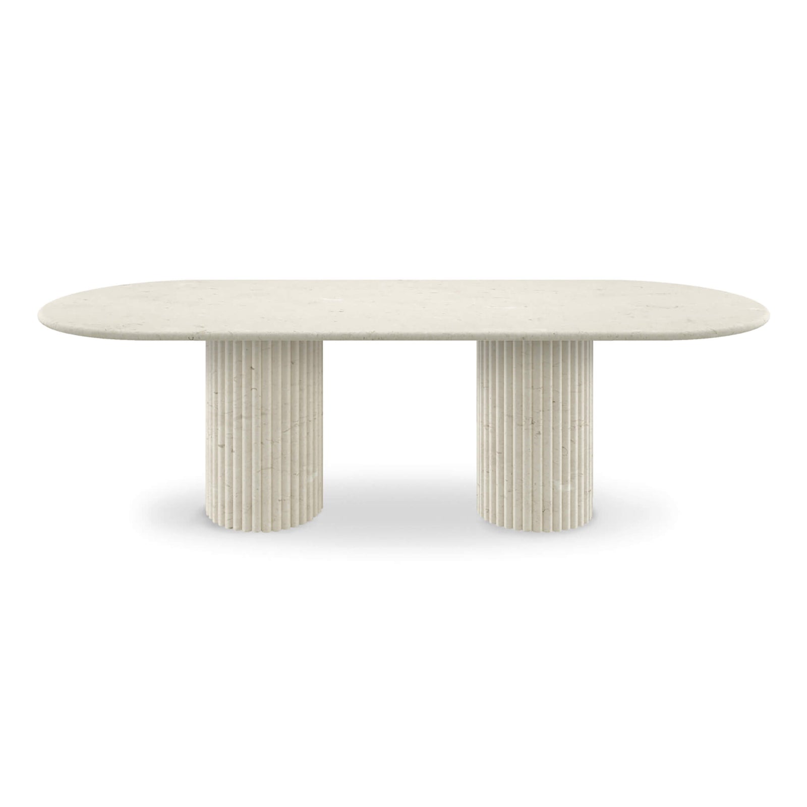 Cava Fluted Oval Dining Table