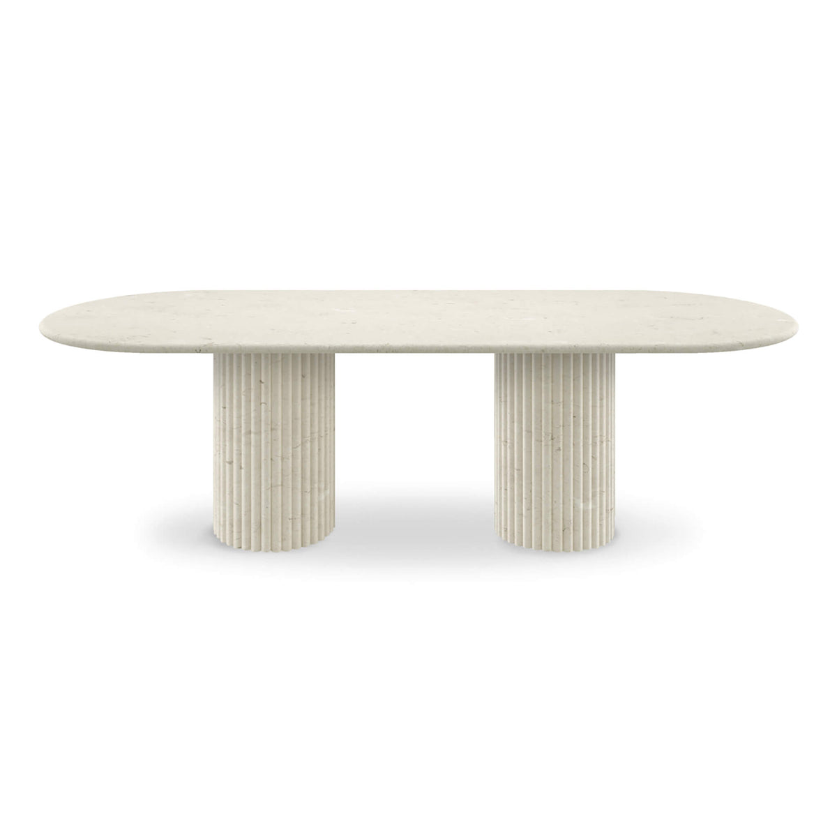 Cava Fluted Oval Dining Table