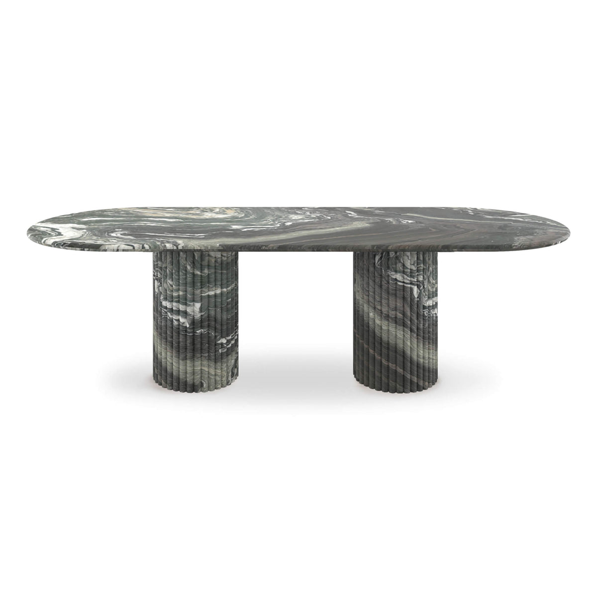 Cava Fluted Oval Dining Table