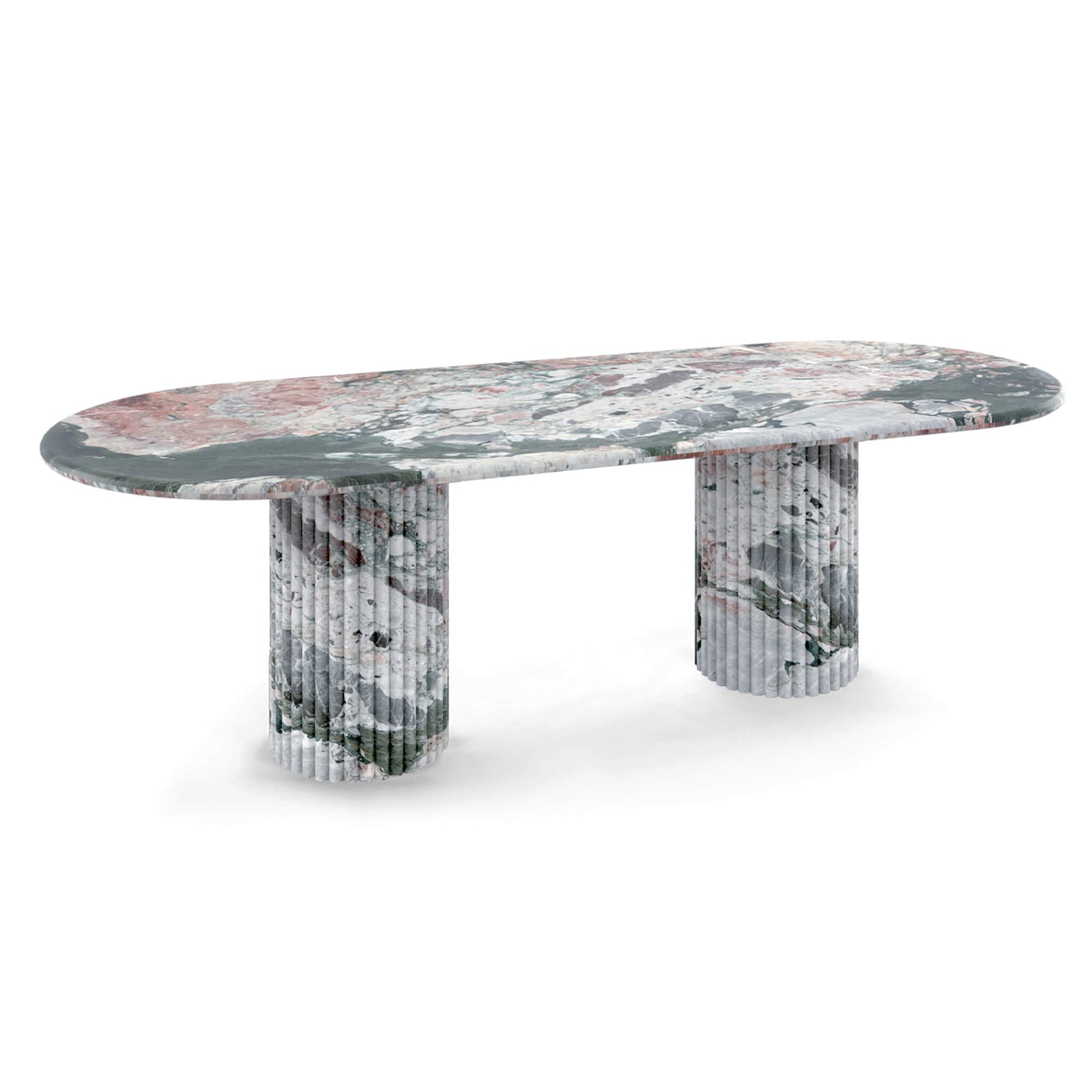 Cava Fluted Oval Dining Table