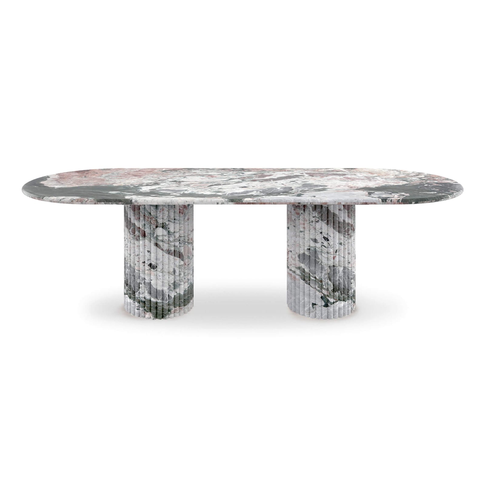 Cava Fluted Oval Dining Table