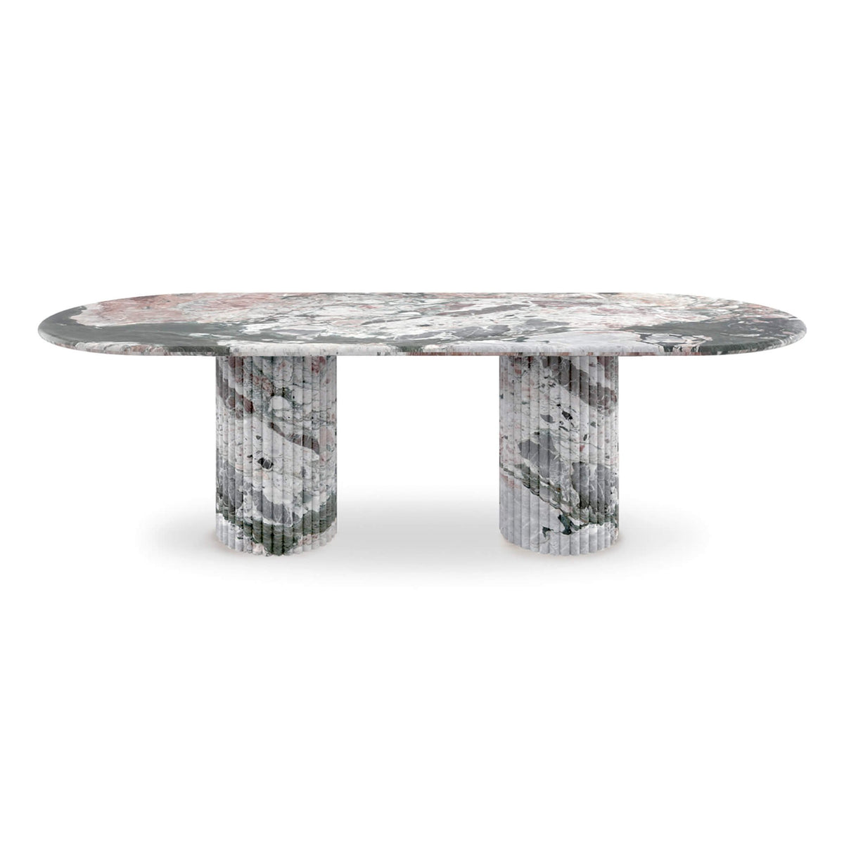 Cava Fluted Oval Dining Table