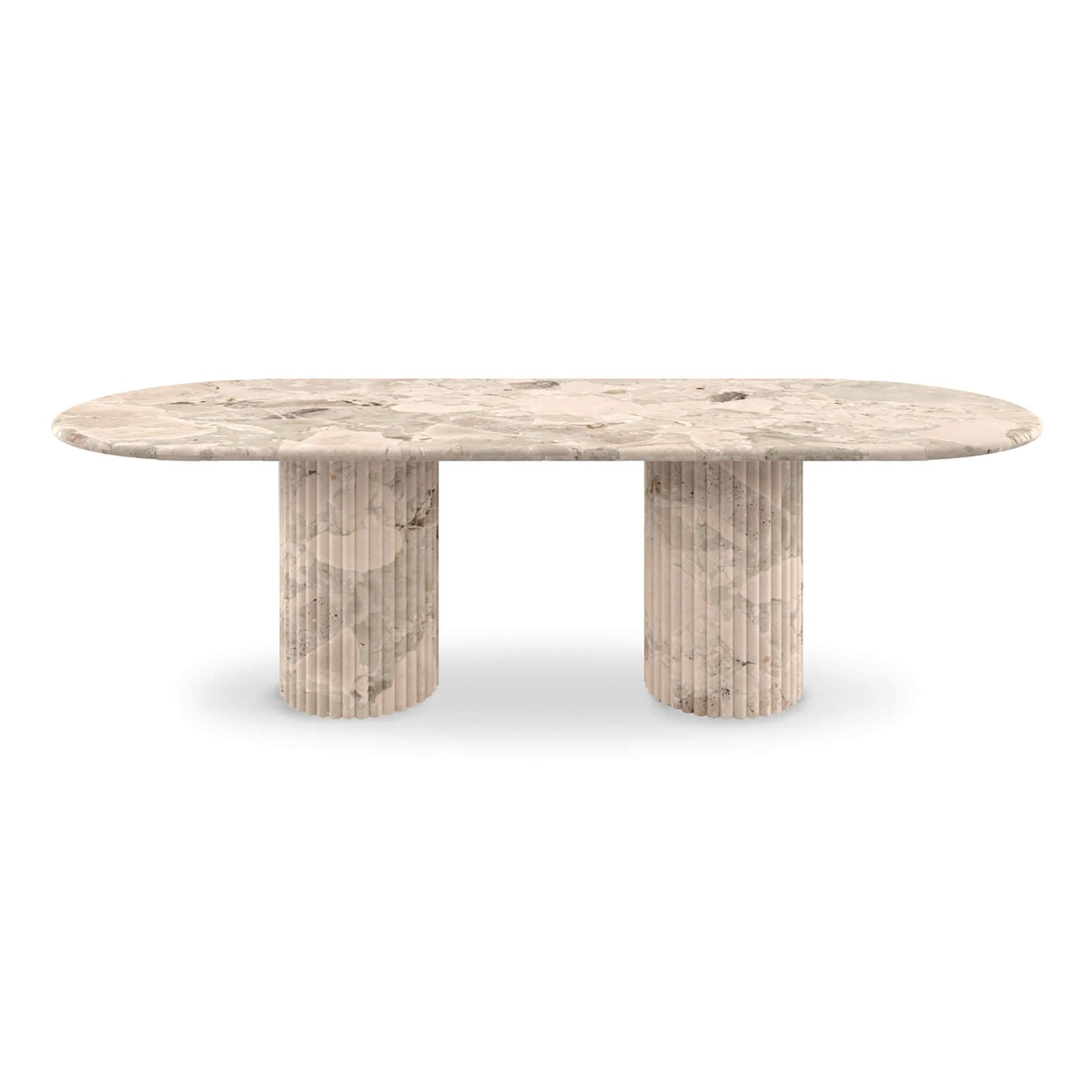 Cava Fluted Oval Dining Table
