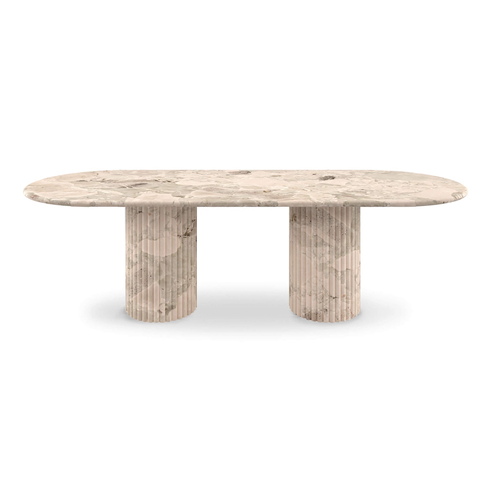 Cava Fluted Oval Dining Table