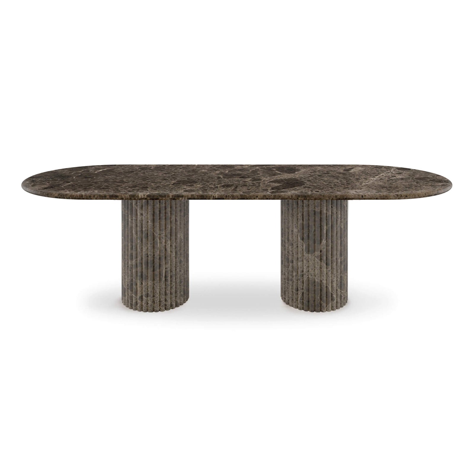 Cava Fluted Oval Dining Table