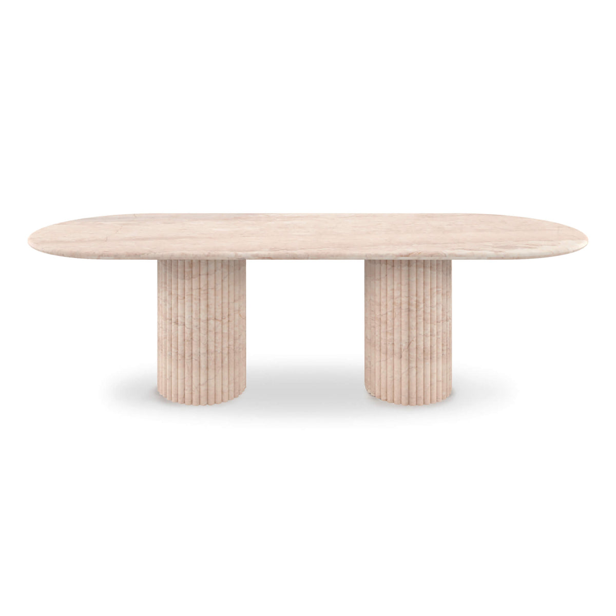 Cava Fluted Oval Dining Table