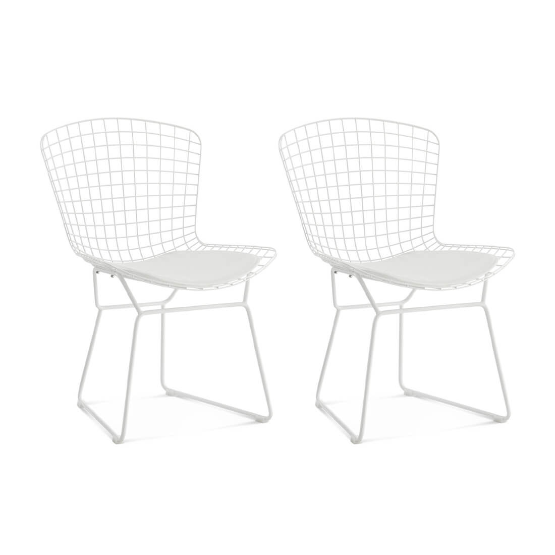 Set of Two Berlin Side Chairs Yellow Gold Frame - Final Sale
