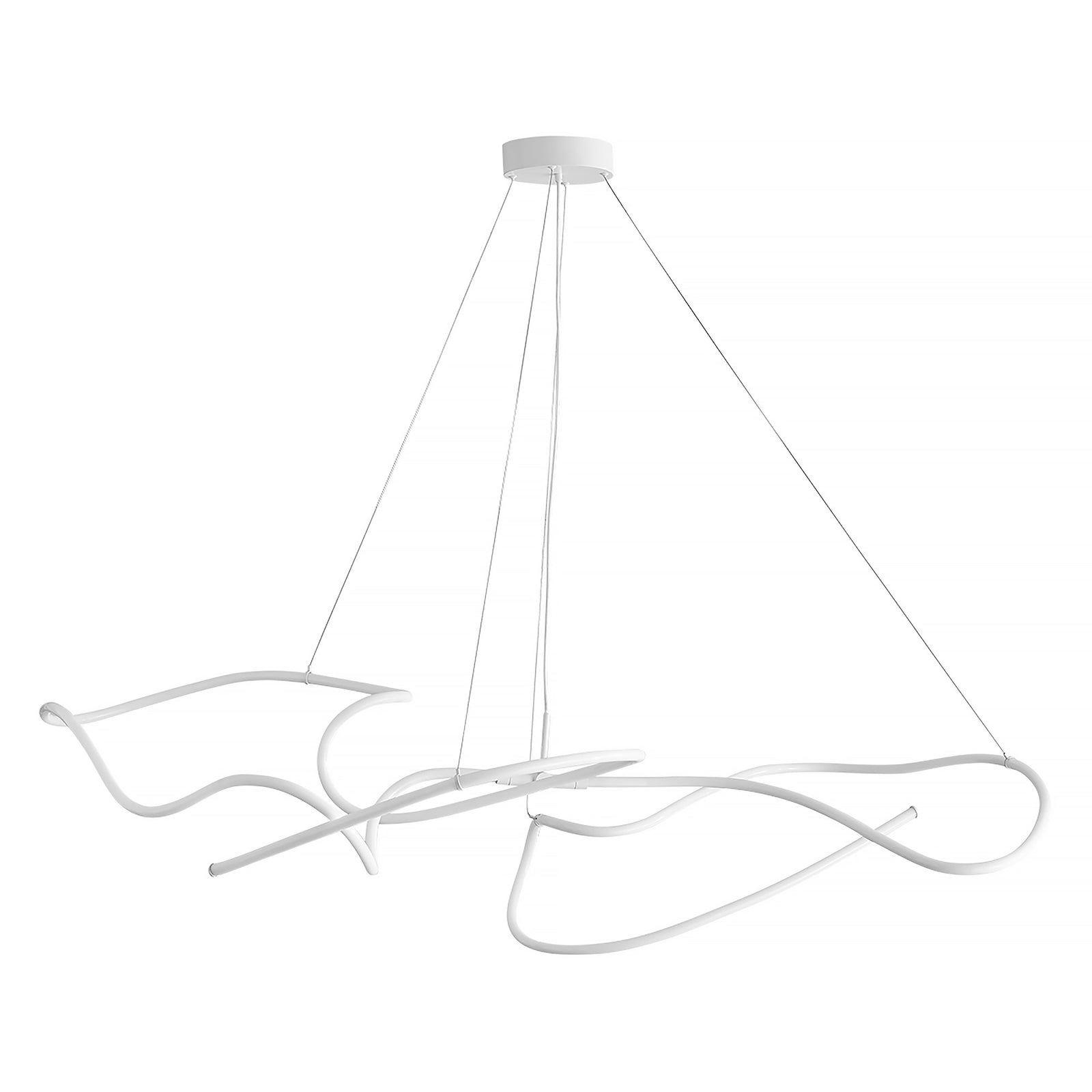 Sculptural Modern Freeform Ghost Chandelier