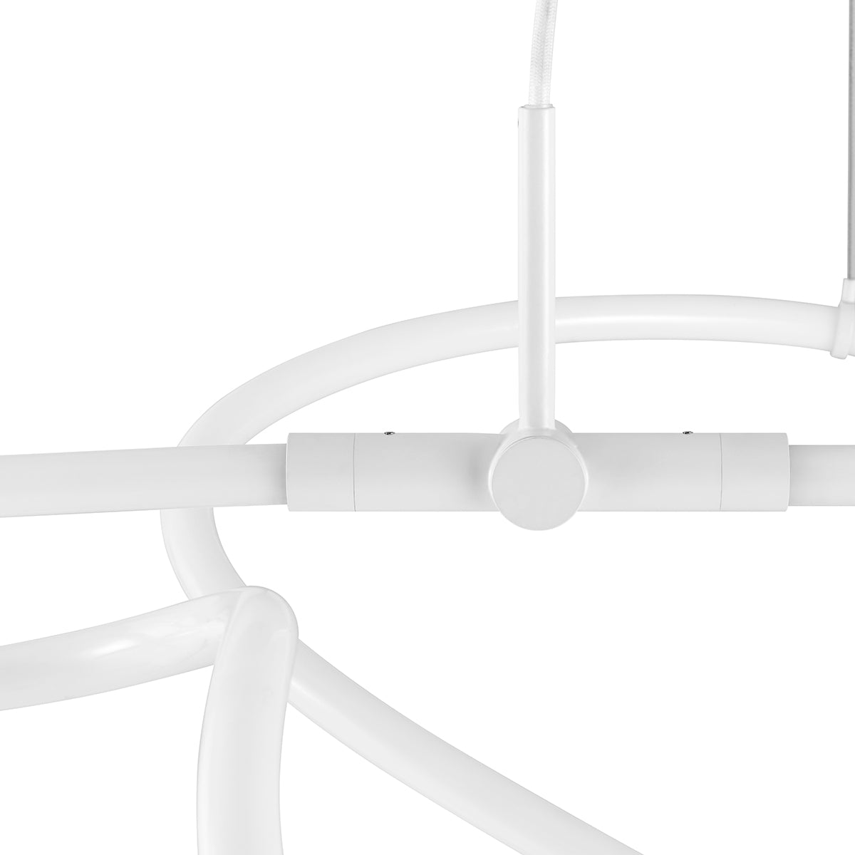Sculptural Modern Freeform Ghost Chandelier