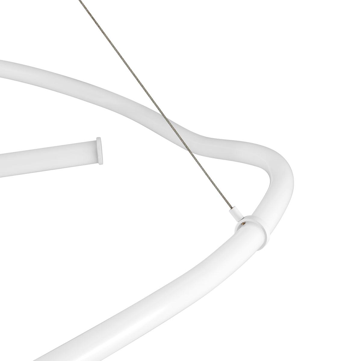 Sculptural Modern Freeform Ghost Chandelier