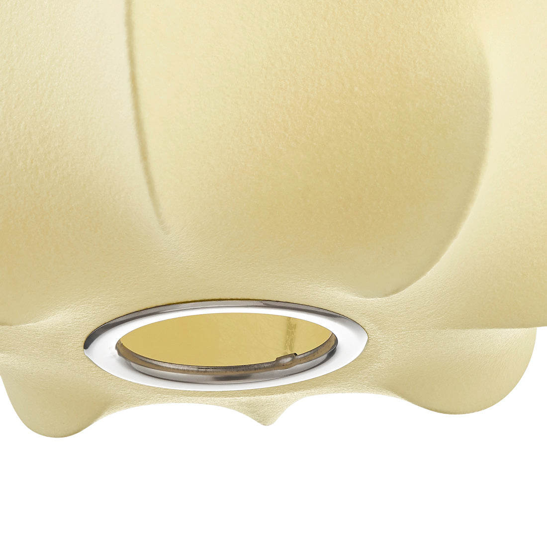 Faro Castiglioni Cocoon Suspension Paper Ceiling Lamp - Creamy Beige