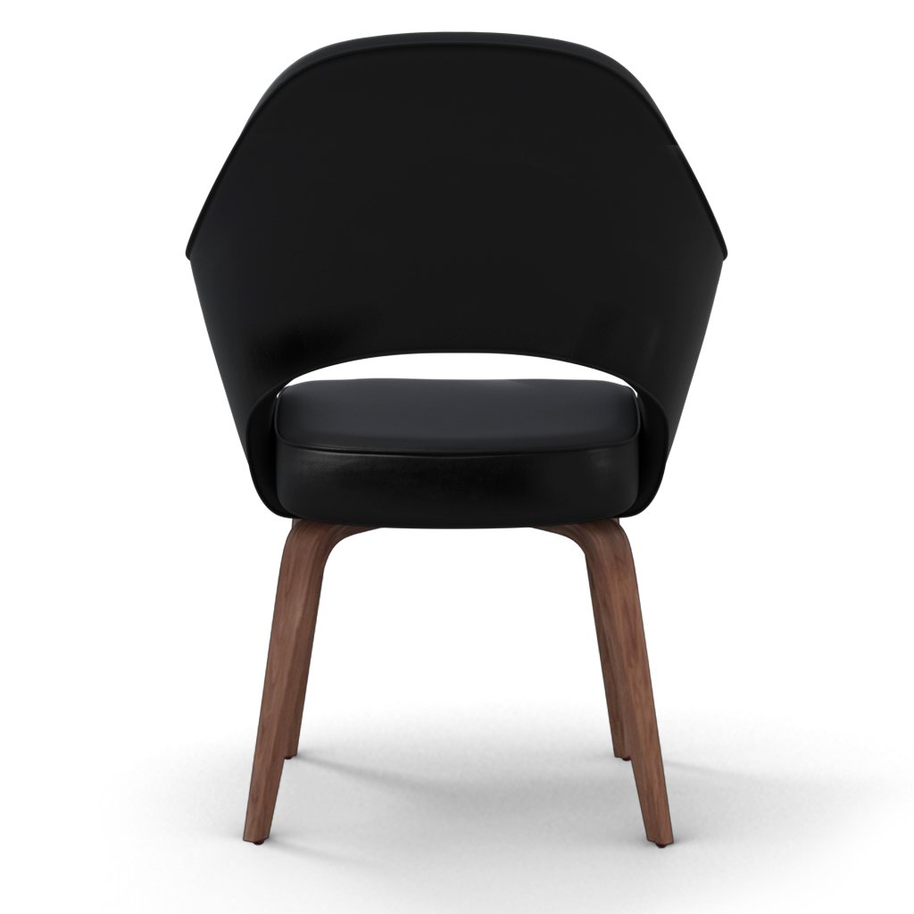 Savarin Executive Leather Armchair - Wood Legs