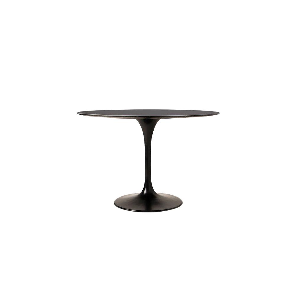 Black Calacatta Quartz | Tulip Dining Table - Round