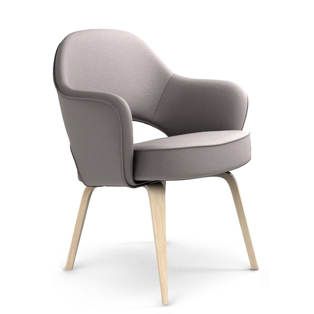 Savarin Executive Leather Armchair - Wood Legs