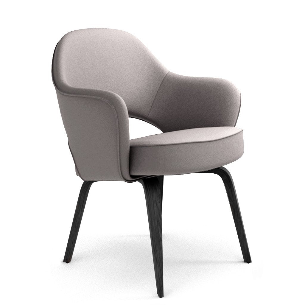 Savarin Executive Leather Armchair - Wood Legs